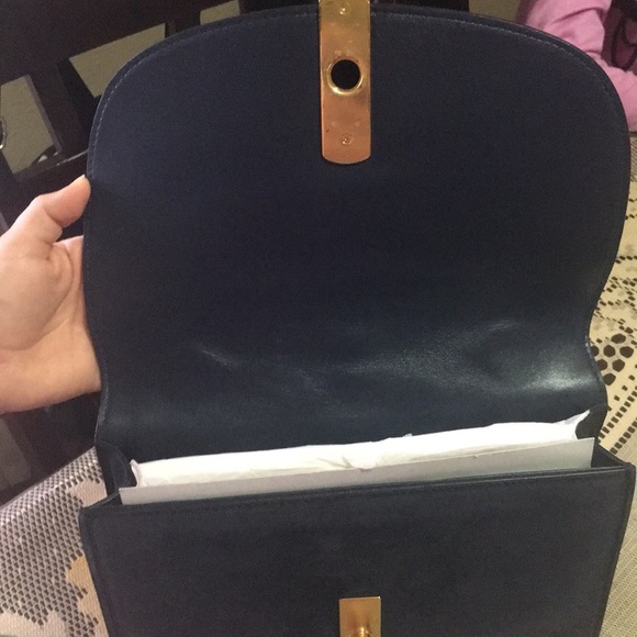 A NEW! ALTUZARRA NAVY BLUE CROSSBODY HANDBAG - Picture 3 of 4